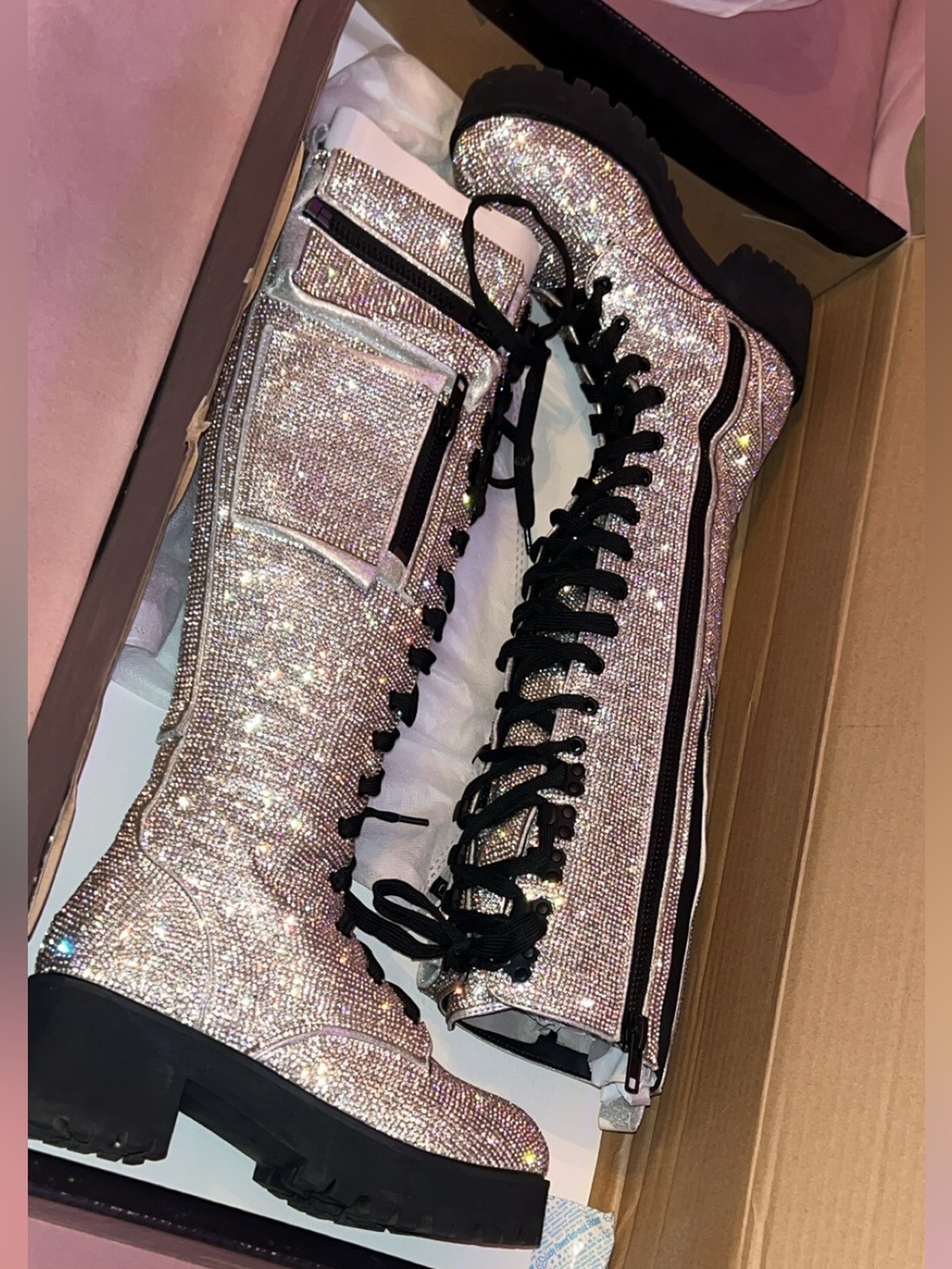 CLUB EXX DOLLS KILL BILLIONAIRE BLING BOOTS